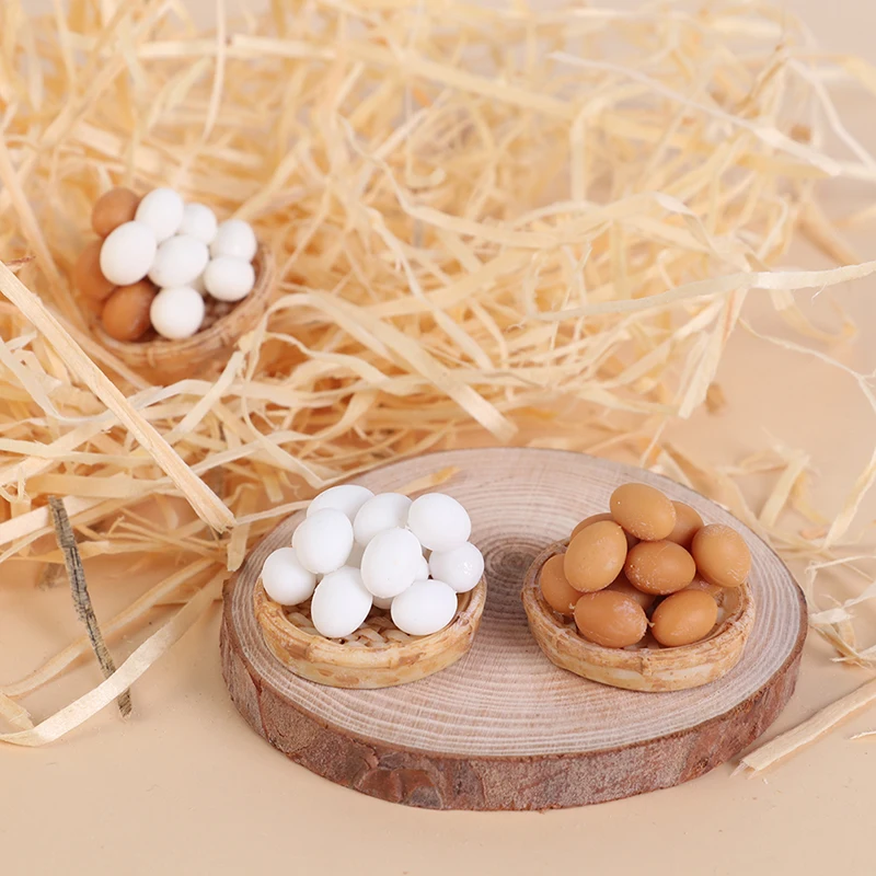 Миниатюрный Кукольный домик в масштабе 1:12 мини яйцо с лотками для яиц модель