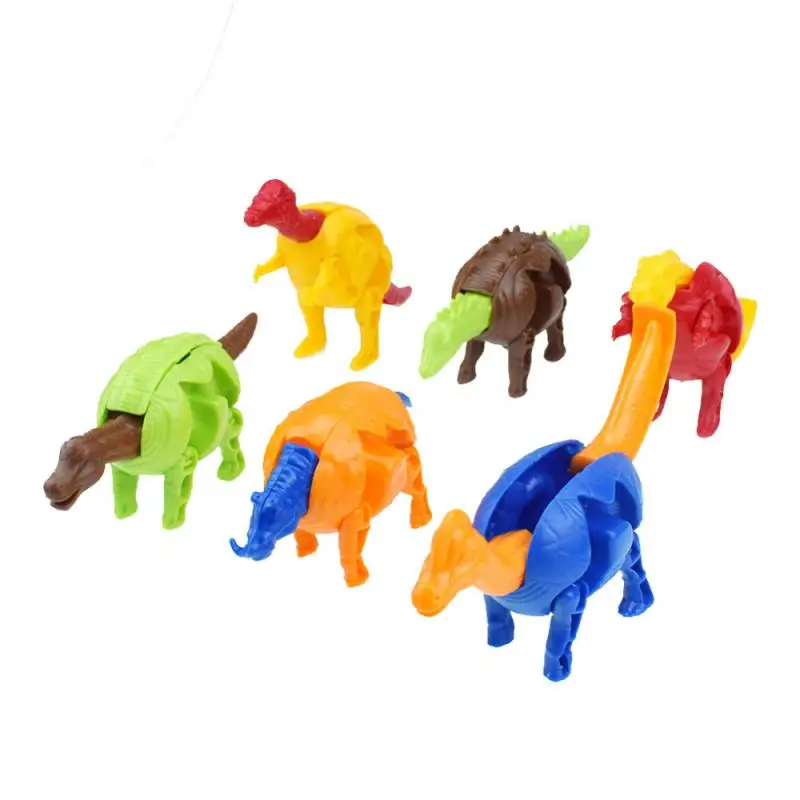 

New color deformed dinosaur egg toy animal deformed twisted egg children's toy