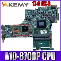akemy 810936 601 810936 501 da0x21mb6d0 for hp pavilion 17 g 17z g laptop motherboard 810936 001 a10 8700p fully tested