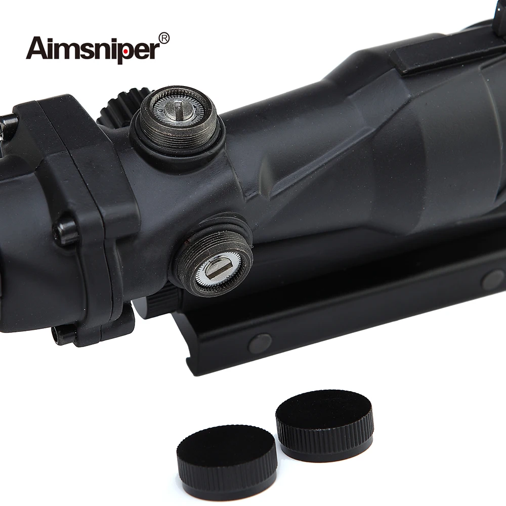 Aimsniper ACOG 1X32 тактический Красный Зеленый точечный прицел охотничья Оптика с 20 мм