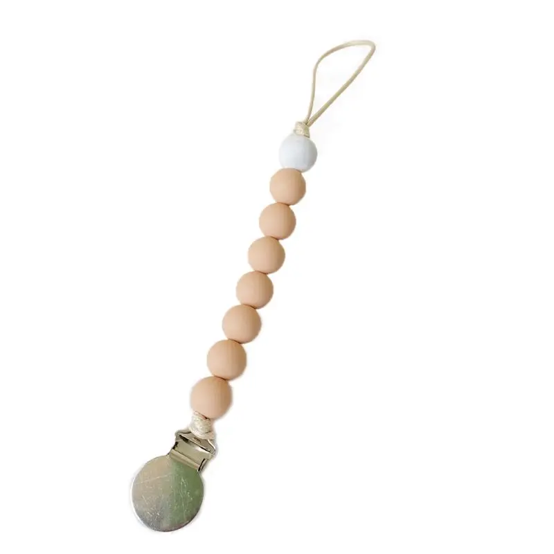 

BPA Free Silicone Dummy Pacifier Clips Chain Nursing Teething Toy Gift for Baby