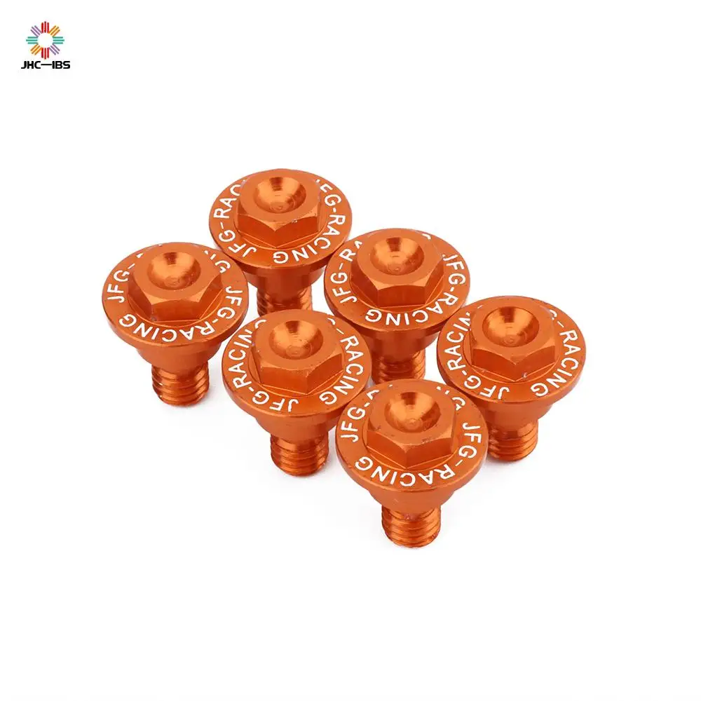 Мотоциклетные CNC 6 шт. передние вилки защитные болты винтовые демпфирующие