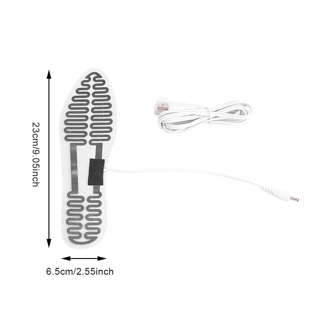 5V USB электрические стельки с подогревом грелка для ног сапоги колодки обуви