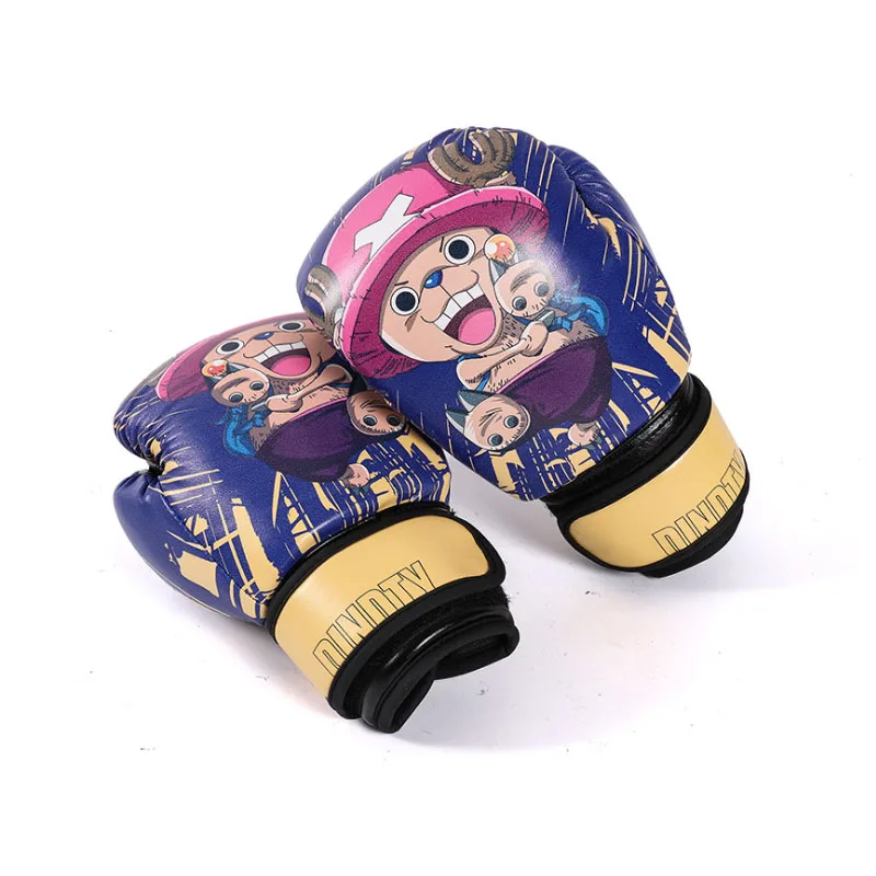 Детские перчатки для кикбоксинга кожаные спарринговые занятий ММА