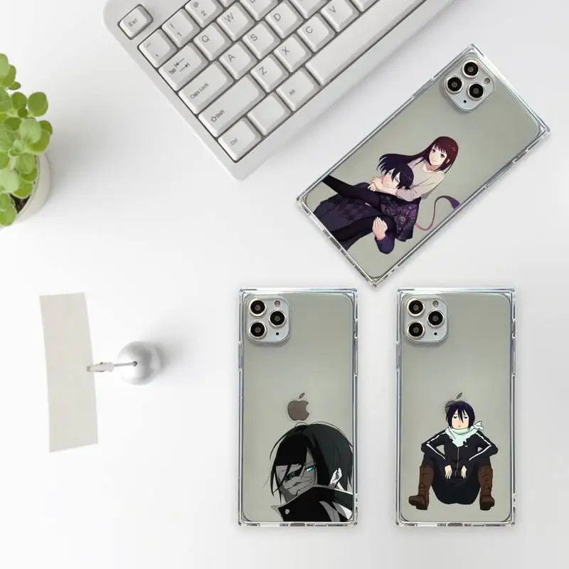 

Yato Noragami Japan anime Phone Case Transparent for iPhone 7 8 11 12 se 2020 mini pro X XS XR MAX Plus