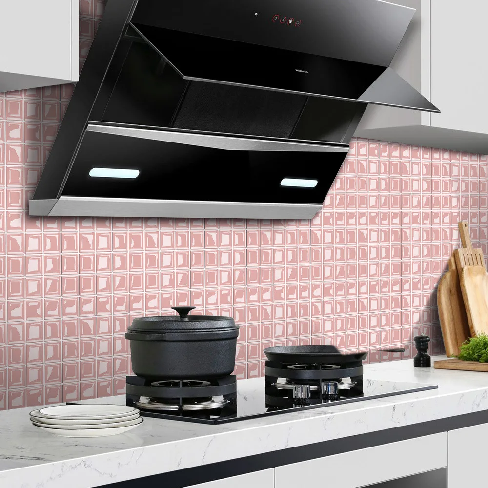 Наклейка для мозаичной плитки 3D самоклеящаяся Съемная настенная бумажная плитка