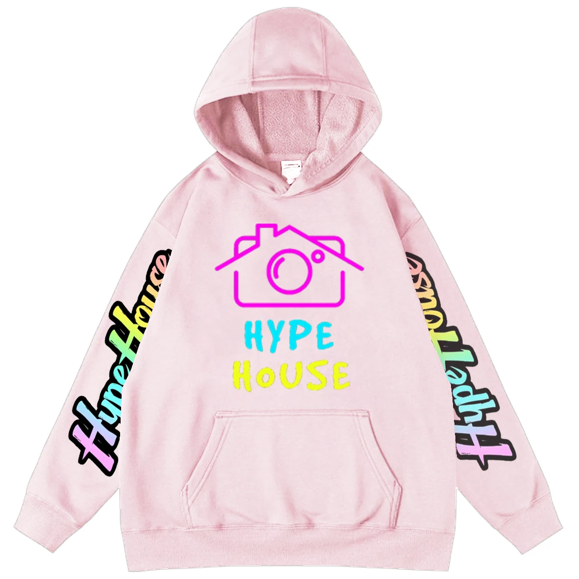 

Hype House Baby Boys Outerwear Fleece Hooded Sweatshirt Oversized Hoodie Hoody Long Sleeve Clothes for Kids Children's Pullover