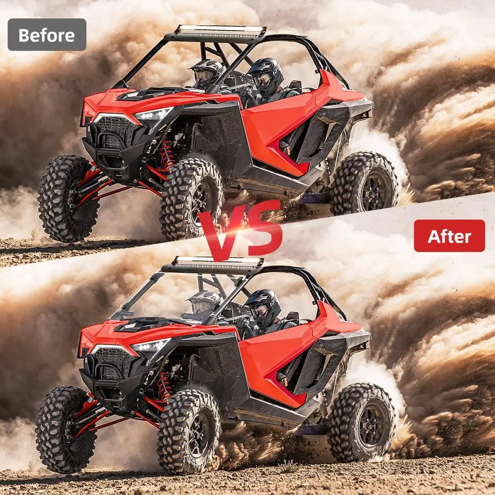 Лобовое стекло KEMIMOTO 2020 RZR UTV для Polaris PRO XP 2021 высококачественное прозрачное ПК в