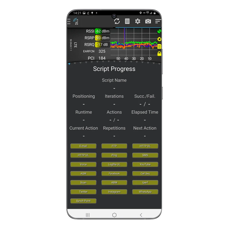 Tems Карманный тестовый телефон Samsung S20 SM G9810 TEMS ТЕЛЕФОН GSM HSPA LTE NR измерения для
