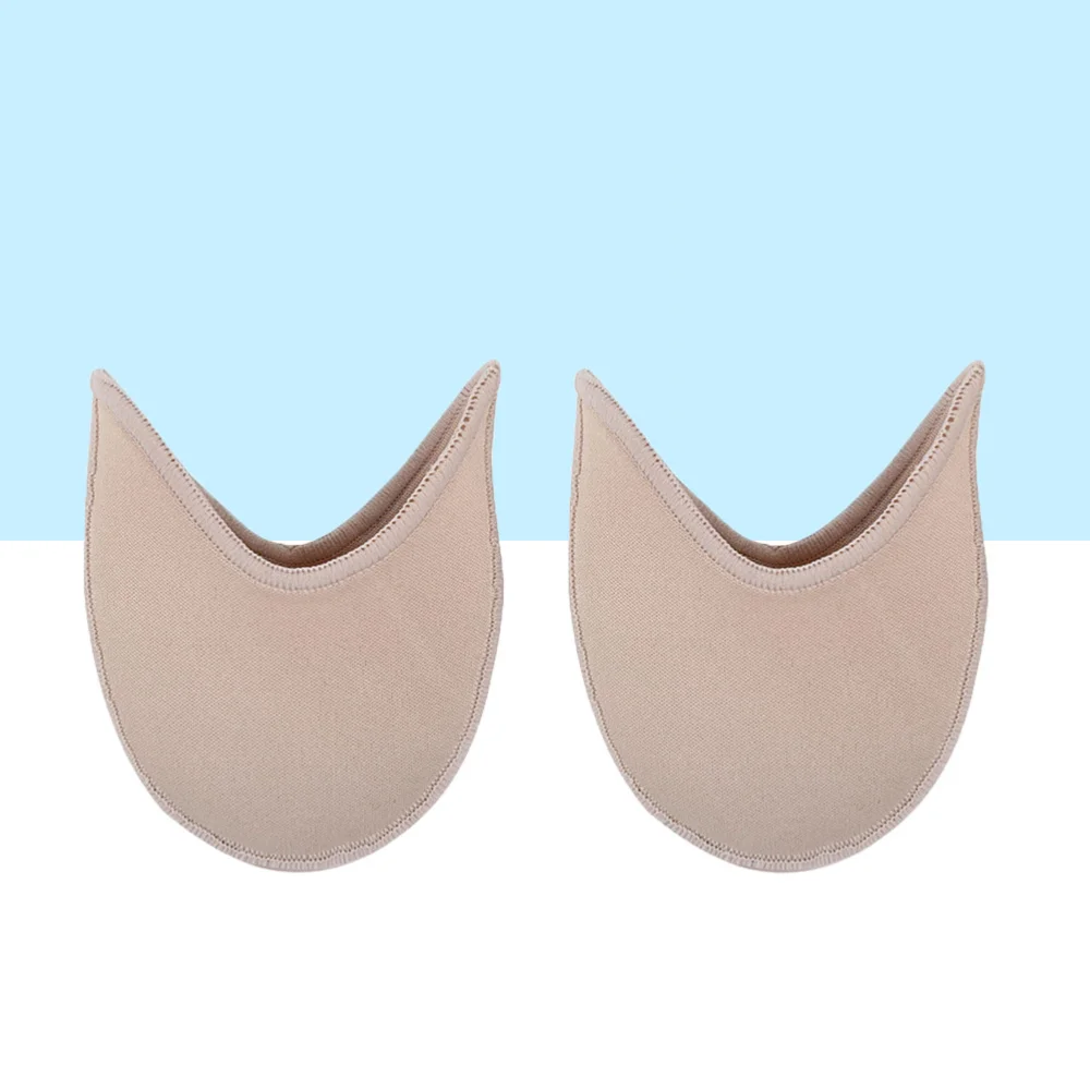 

1 Pair Foot Care Toe Dance Protector Insoles Half Pads Ballet Shoes Covers Toe Pouches for Ballet Point Shoes Short Skin Color