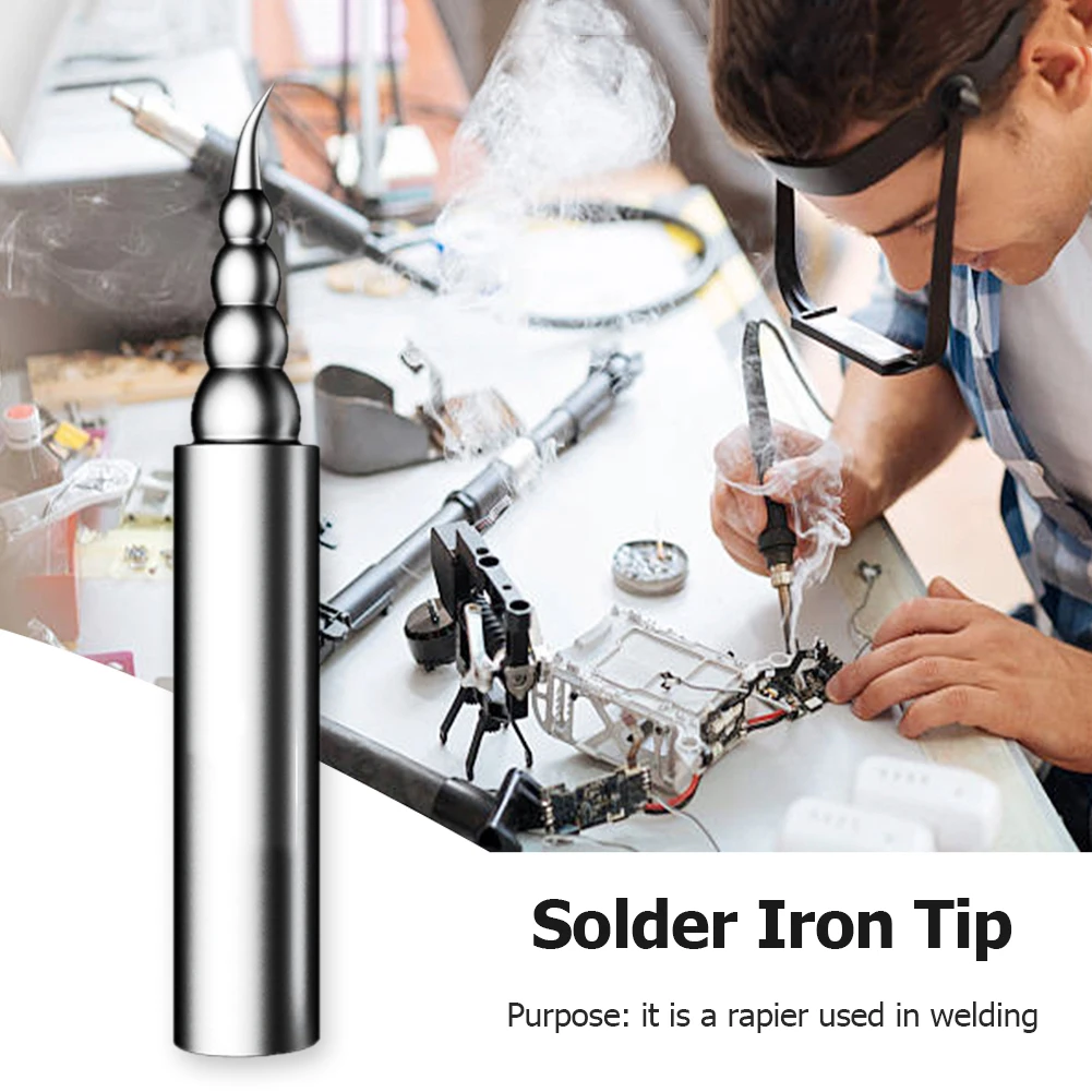 

Soldering Iron Tips Welding Iron Electric Portable Head Strong Toughness for Phone Tablet PCB Repair Welding Tools