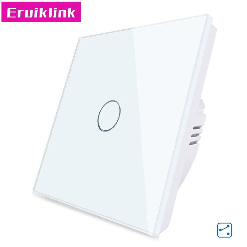 Стандарт ЕС/Великобритании настенный выключатель света 1/2/3 банды 2 пути