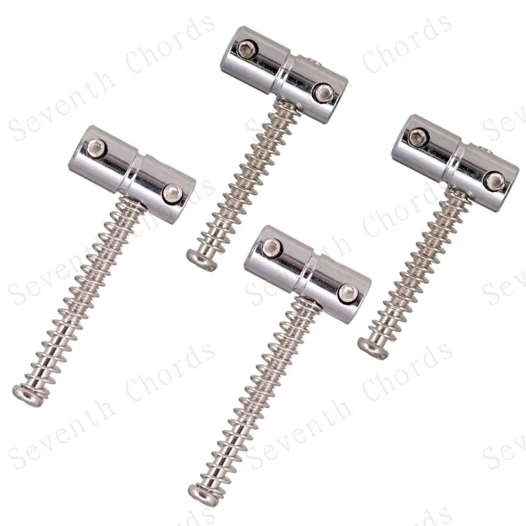 Набор из 4 сменных мостовых сиденья для бас-гитары (2 длинных винта и 2 коротких