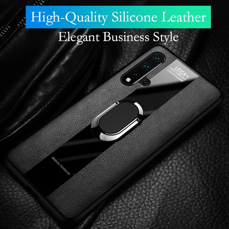 Luxury Leather Phone Case For Huawei Nova 9 7i 8i Honor 8X 9X 10i 9 10 20 10X Lite 20S Honor 50 20 30 Pro Plus 9C 8C Cover Case