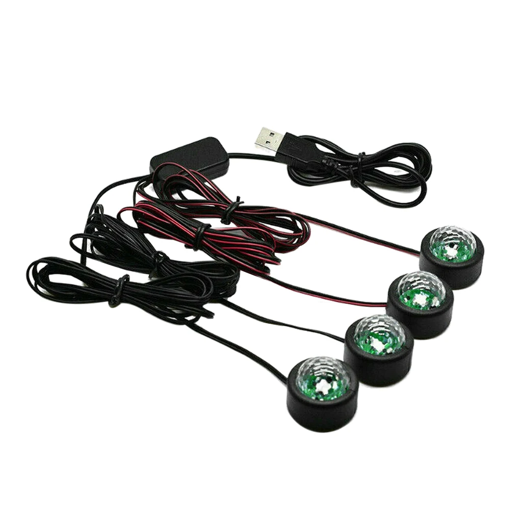 

5V Car Panel Neon Lamp Strip LED Light Interior Atmosphere Light Trim, Universal Fit
