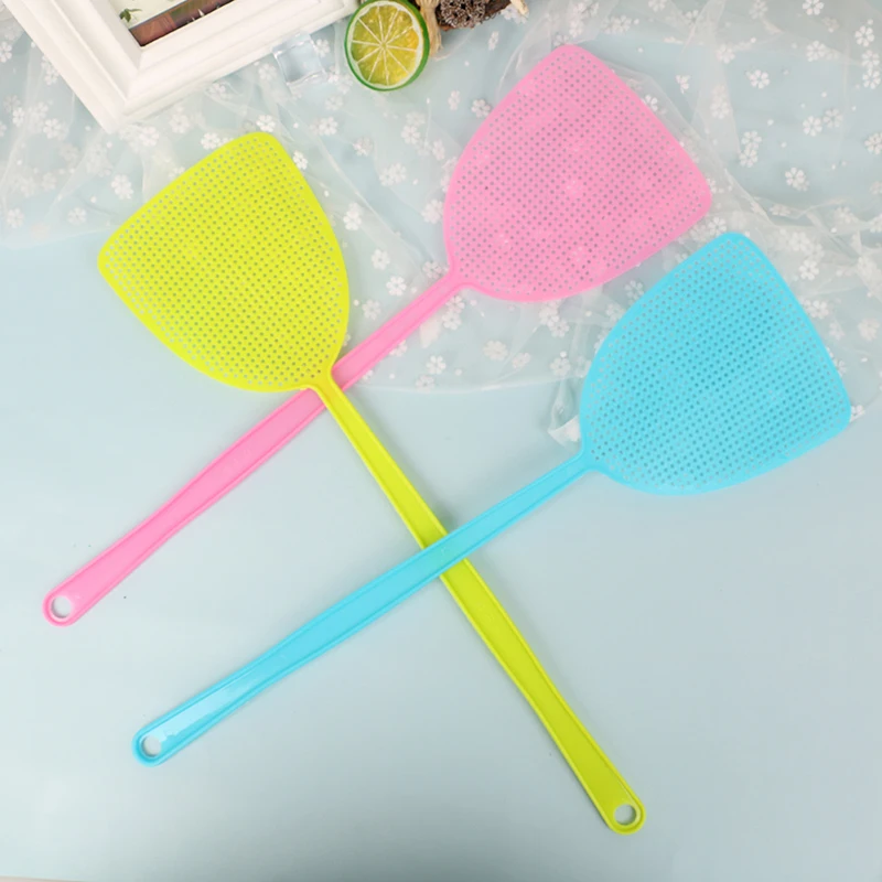 1 шт. пластиковый летучая мышь Прочный Длинный ручка Летучая Мышь убийца комаров