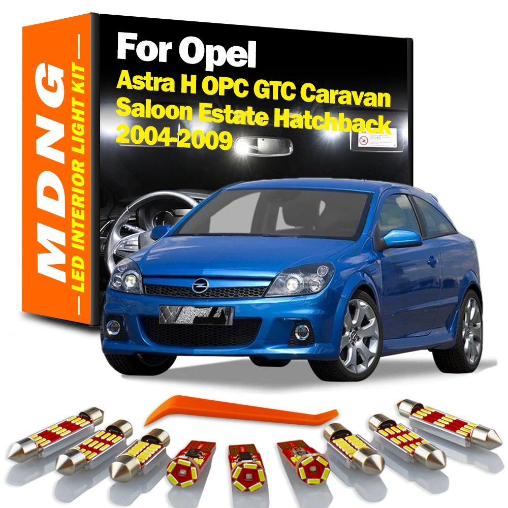 MDNG 15 шт. Canbus фонарь для багажника автомобиля Opel Astra H OPC GTC фургон седан 2004-2009 |
