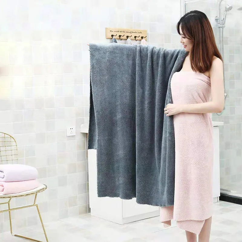 Горячая Распродажа 75x145 см впитывающее полотенце из микрофибры для сушки пляжные