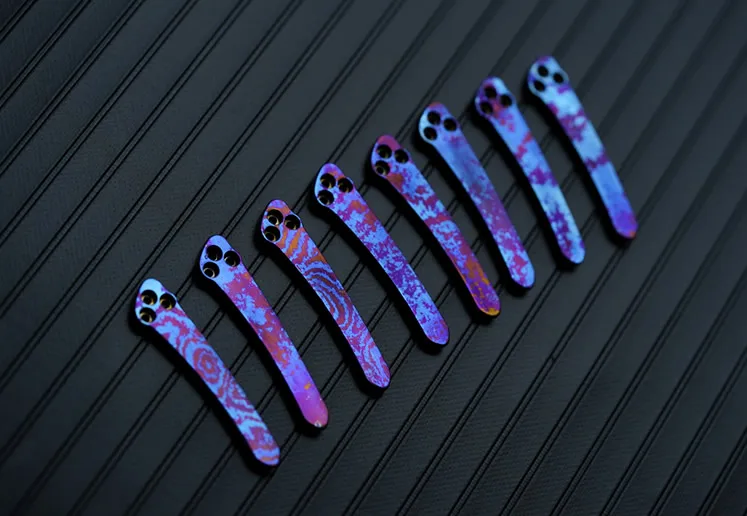 Титановый дамасский Задний зажим титановый C81/ C11 | Инструменты