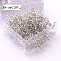 100 pieces of stainless steel earring hook ear wire hook results for diy jewelry making silver and gold earring accessories
