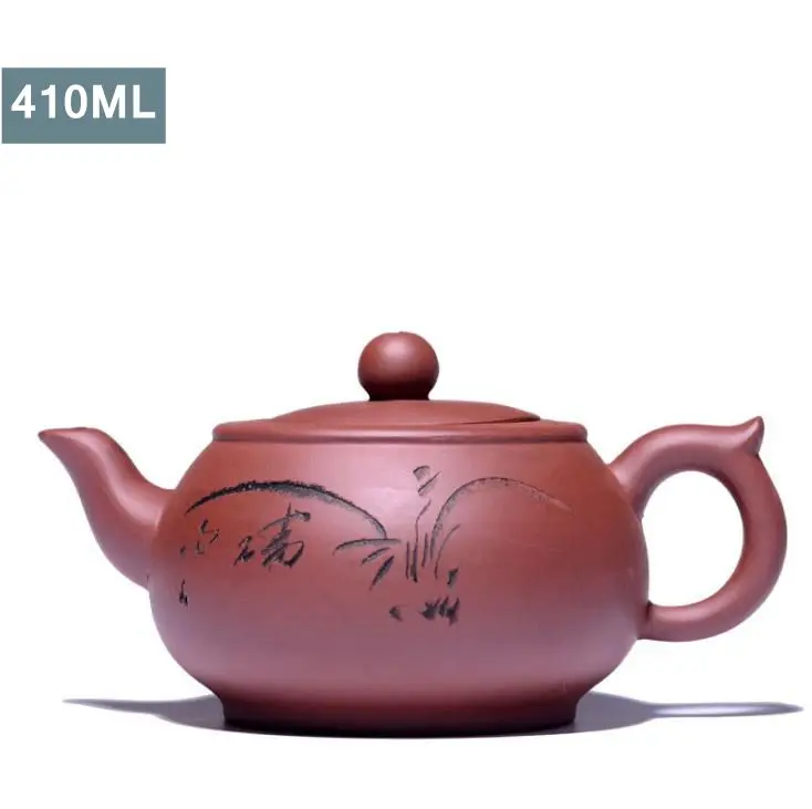 Китайский чайник из керамической глины 500 мл yixing фиолетовой xi shi zisha ore beauty