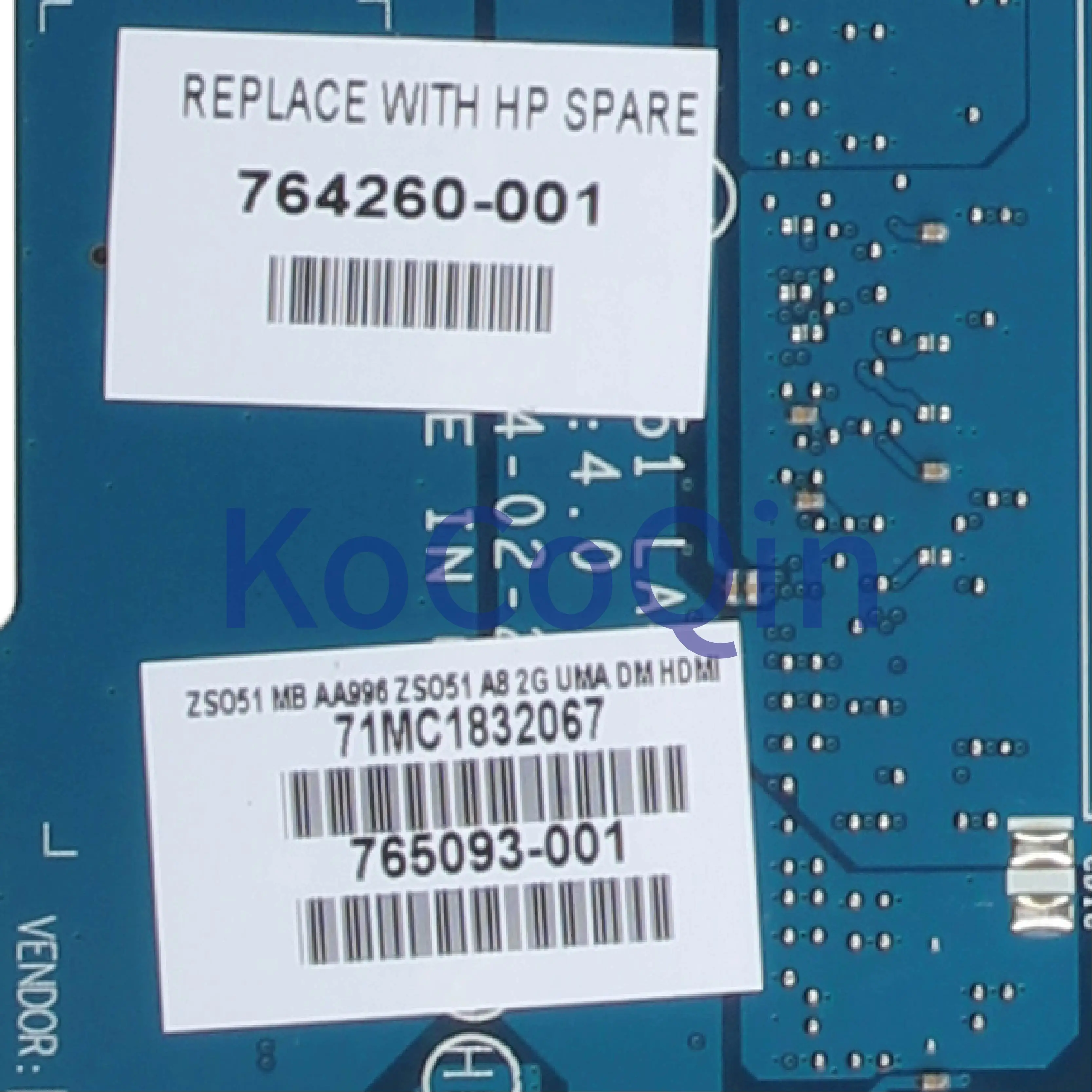 KoCoQin материнская плата для ноутбука hp павильон 15-G 255 G3 Core A8-6410 материнская плата ZSO51 LA-A996P 765093-001 764260-001 764260-601