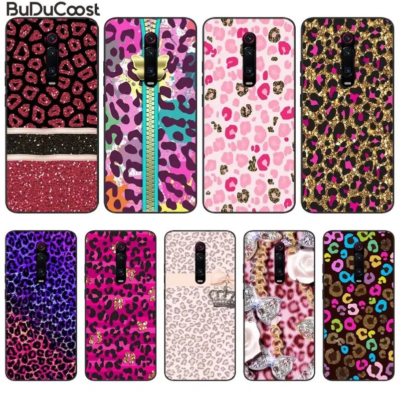 

Hrmes Fashion shiny leopard print Soft Phone Case Cover for Xiaomi Redmi8 4X 6A 9 8A Redmi 5 5Plus Note7 8Pro 7A 6A 9 9pro