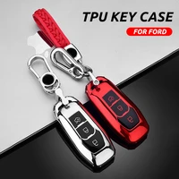 soft tpu car remote key case full cover fob for ford f 150 mondeo galaxy s max explorer edge mustang ranger 2015 2016 2017 2018