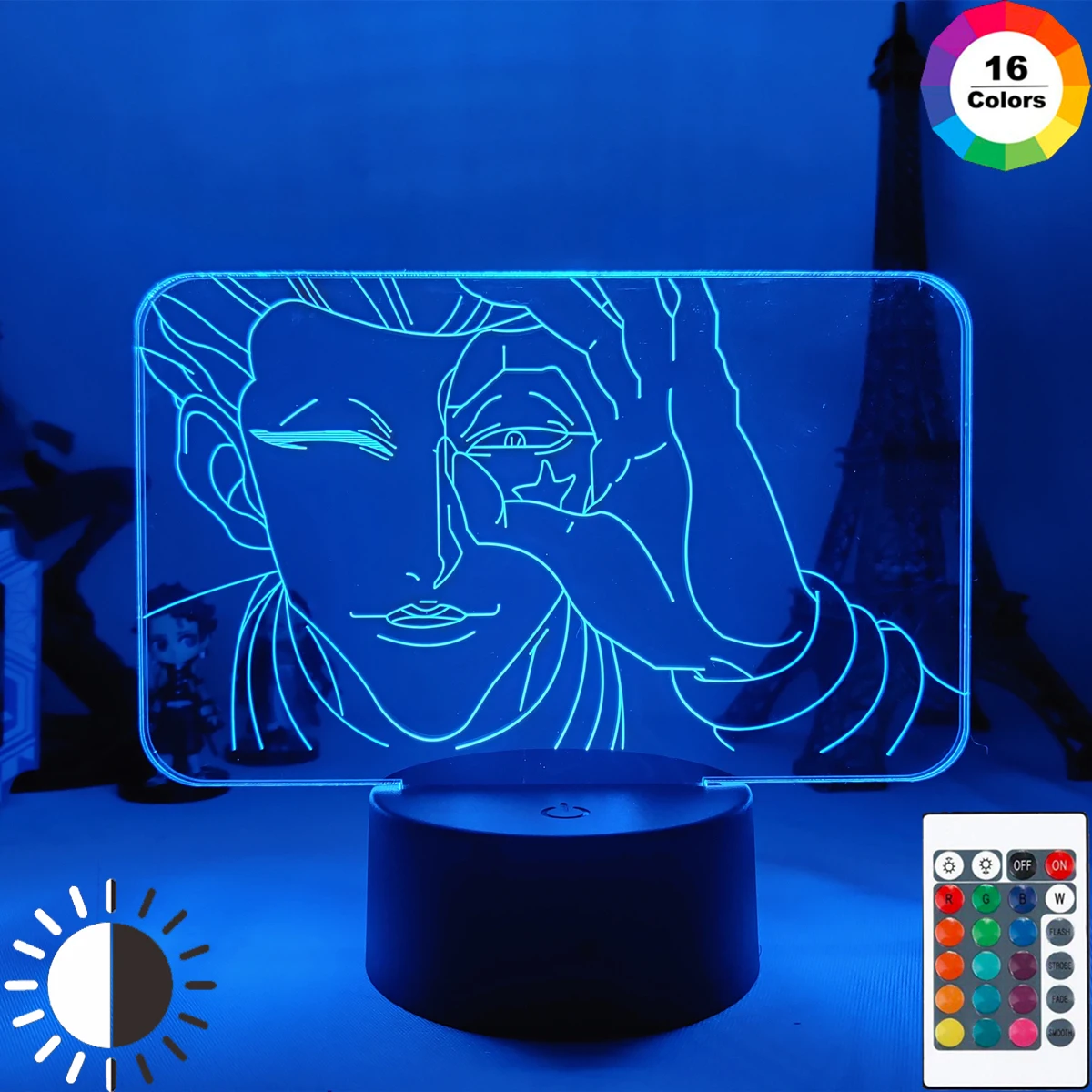 

Anime Hunter x Hunter GON FREECSS Hisoka Killua Zaoldyeck Kurapika Figure Led 3d Night Light Gift Home Decor Manga Figurine Lamp