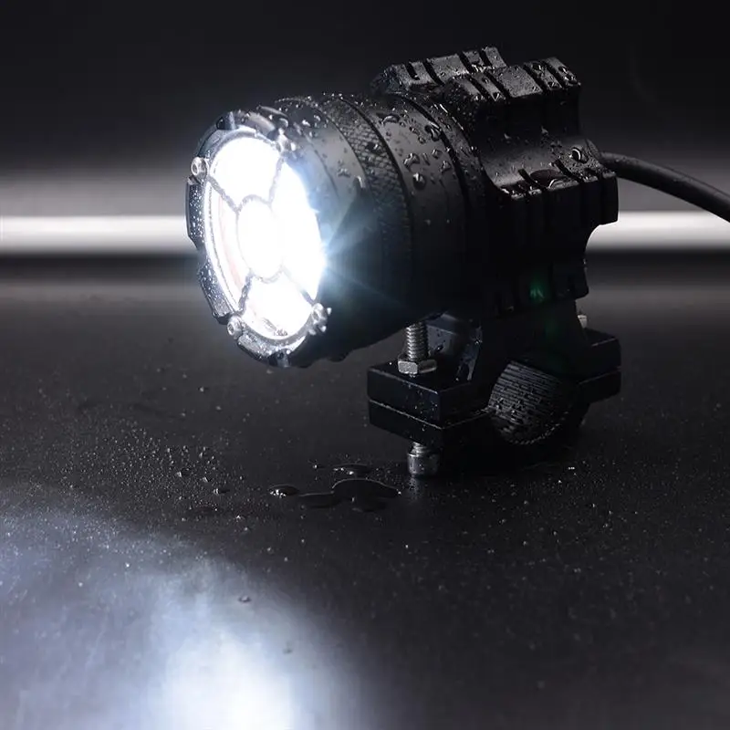 1Pc Motorcycle 9LEDs 6000k 45W Headlight Fog Lights Headlamp Motor Spotlight With Explosion-Proof Net For Motorbike Scooter |