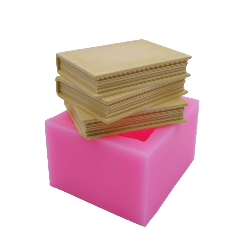 3D форма для книжного мыла зеркальные формы воска зеркальная смола ремесла