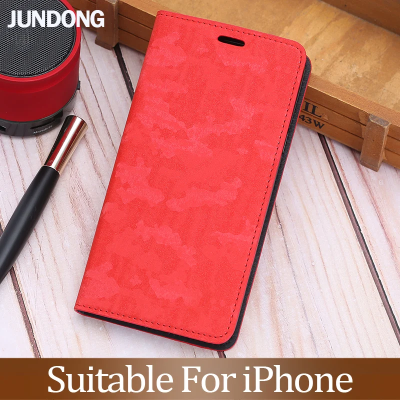 

Phone Case For iPhone 6 6S 7 8 Plus Full Protection Phone Shell For X XR Xs Max PU Leather Wallet Back Cover Flip Phone Case