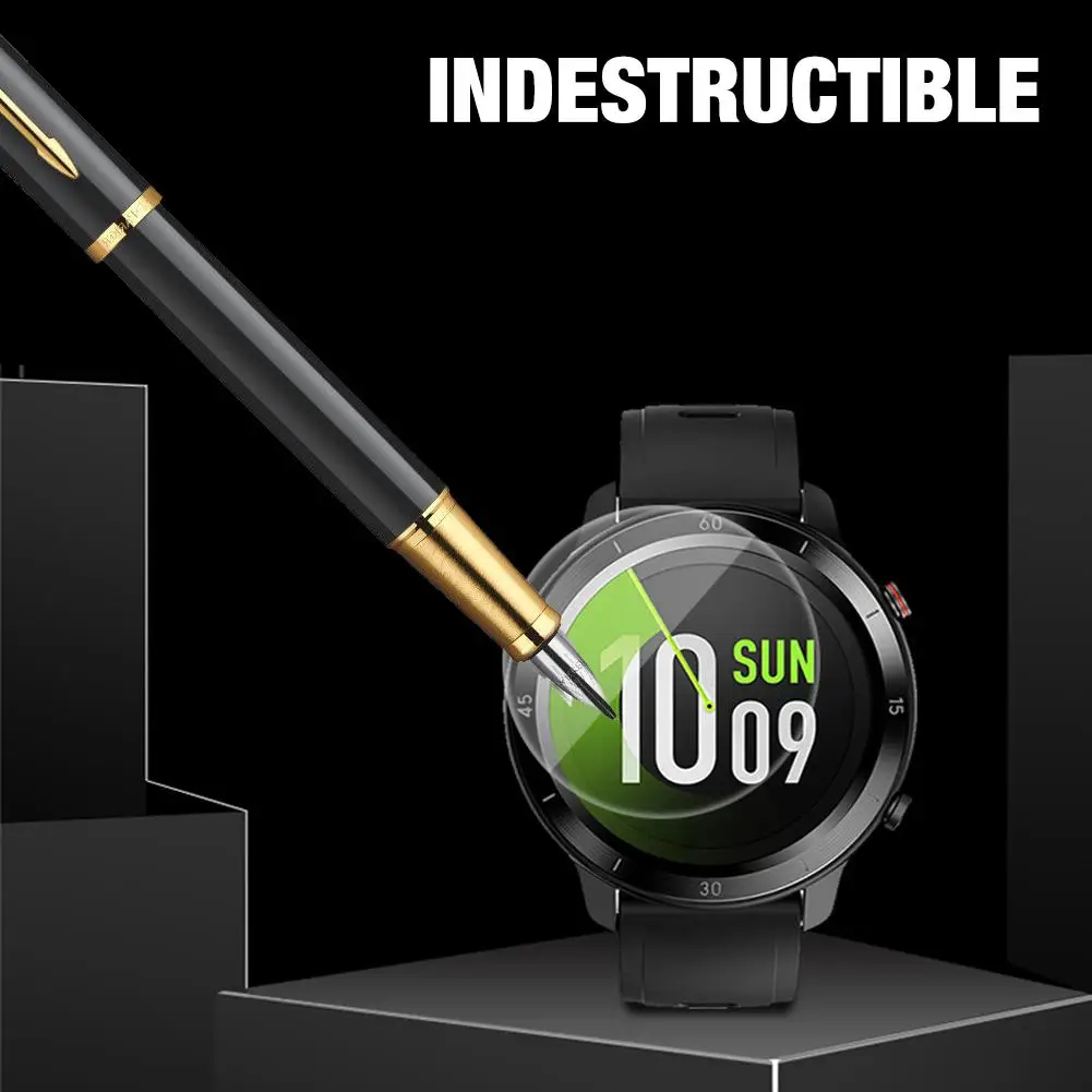 3 шт Защитная пленка для TicWatch GTX watch SmartWatch защита экрана полное покрытие