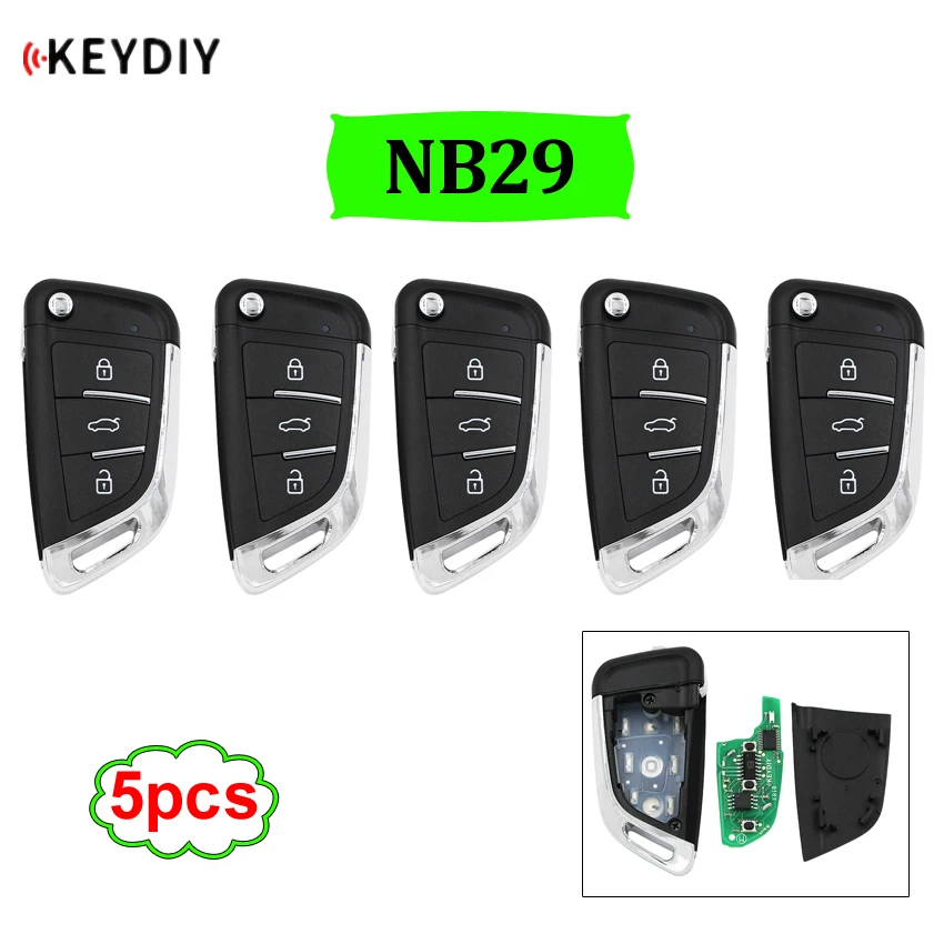 Многофункциональный дистанционный ключ NB29 для KD900 + URG200 KD-X2 5 функций в одном ключе
