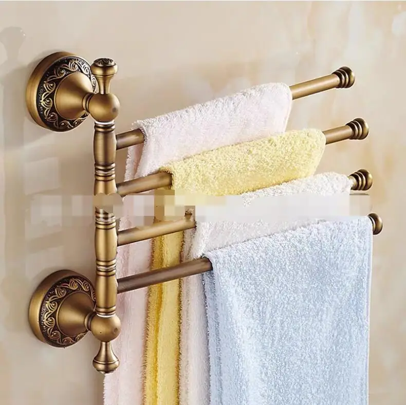 Rack, Fashion Antique Copper Towel Bar Shelf, Bathroom Kitch
