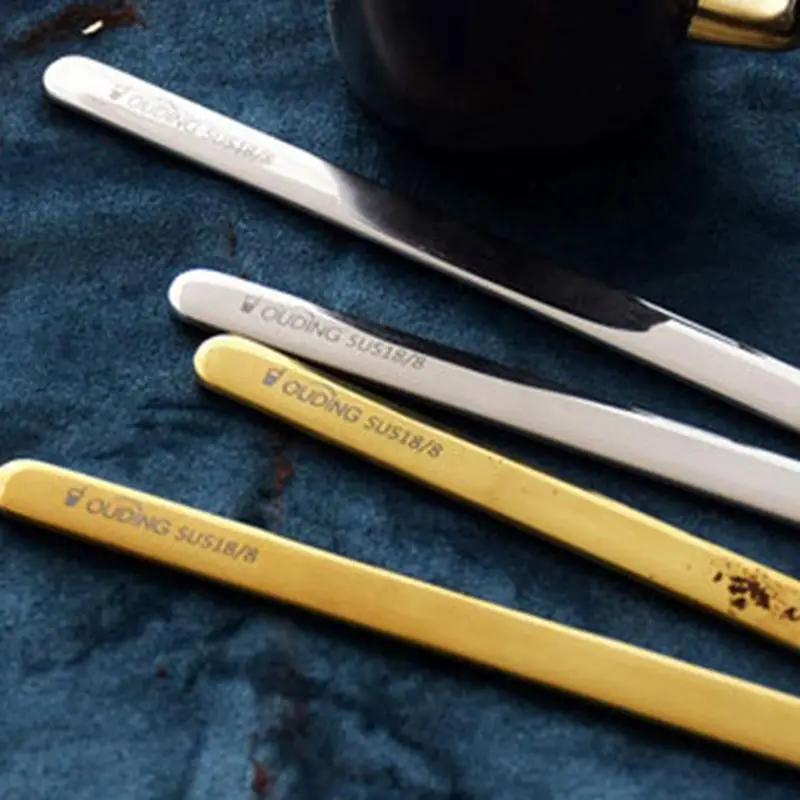 304 Нержавеющая сталь перемешивают ложка японский коктейль мешалки Кофе