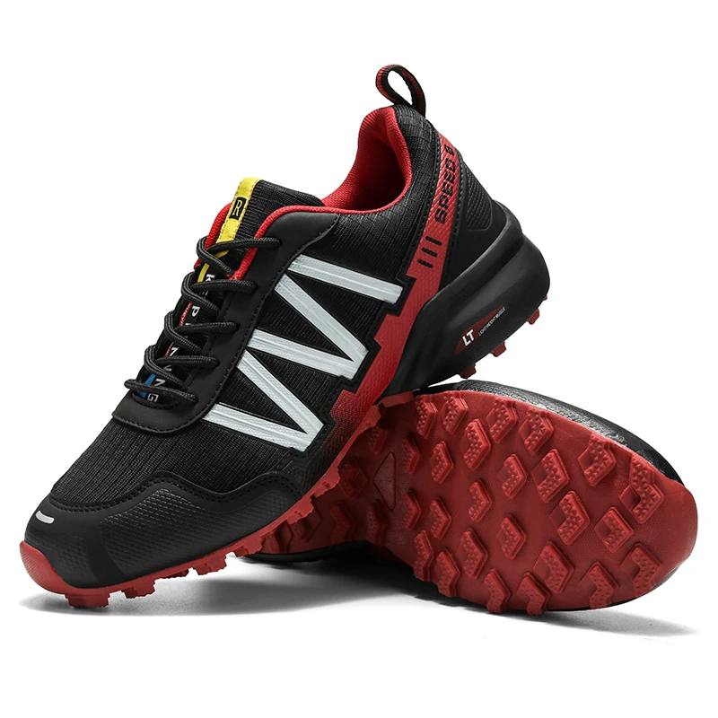 

Summer Autumn Mens Non-slip Hiking Shoes Breathable Red Trekking Outdoor Sneakers Speed Large Size Waterproof 3 9 Running Sport