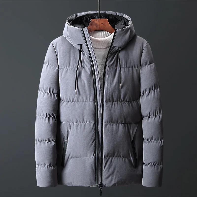 Мужская зимняя парка высокого качества с капюшоном зимние пальто и куртки теплое