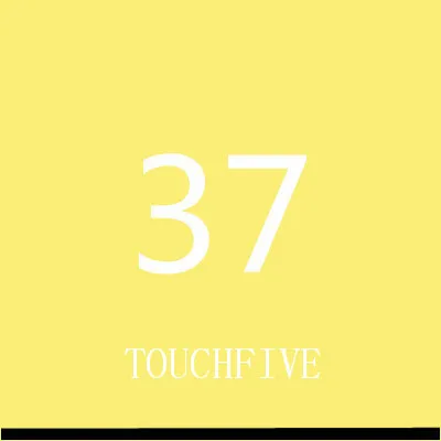 TOUCHFIVE 168 цветов одиночные художественные маркеры Кисть ручка эскиз на спиртовой основе маркеры двойная головка манга ручки для рисования товары для рукоделия - Цвет: 37-pastel yellow