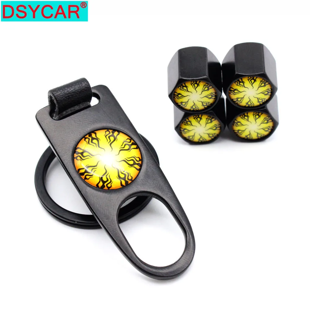 DSYCAR 1 комплект цинковый сплав Противокражные колпачки для автомобильных колес