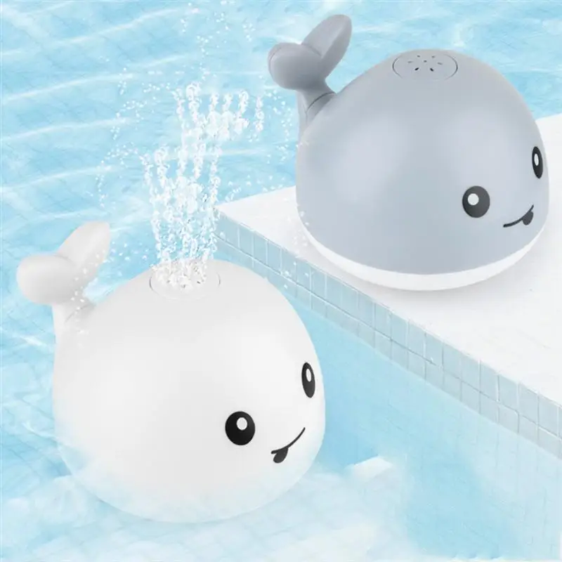 

1Pc Automatic Sensing Water Spray Small Whale Light Bath Toy for Kids Bathing