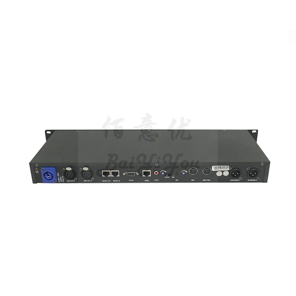 1 компл./лот новый 1024 DMX рекордер с Powercon аудио MIDI RJ45 вход светильник