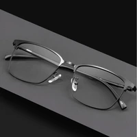 fashion men ultralight business retro alloy full frame glasses square glasses frame optical prescription glasses frame