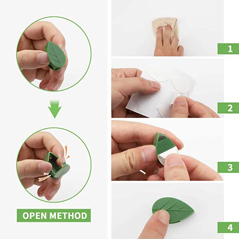 

Garden Plant Clips, Invisible Plant Climbing Wall Support Buckle Clips, Self-Adhesive Fixing Clips