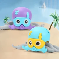 bite free bathtub toy octopus vehicle interactive play water floating clockwork toy gift for baby bathing outdoor toy