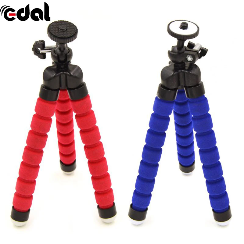 Гибкий штатив Трипод для телефона держатель мобильного зажим камеры монопод
