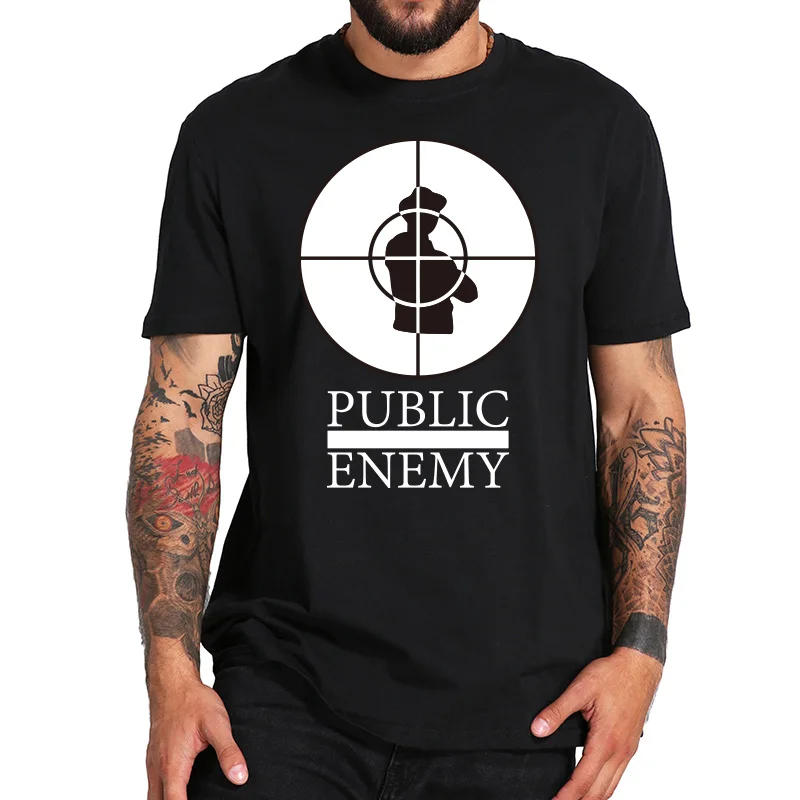 Футболка в стиле публичного врага музыка рэп хип-хоп летняя стильная футболка с