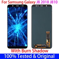 original 100 tested 6 0 inch lcd for samsung galaxy j8 2018 j810 sm j810f j810fds lcd display screen touch digitizer assembly