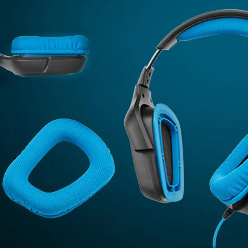 1 пара сменных амбушюр подушки бас стерео амбушюры для наушников logitech G35 G930 G430 F450