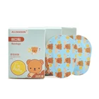 Новый мультфильм клейкая накладка на глаза, для детей, для мальчиков и девочек, одноразовая повязка на глаз площадку для амблиопии, амблиопии, синий (60 шт.)